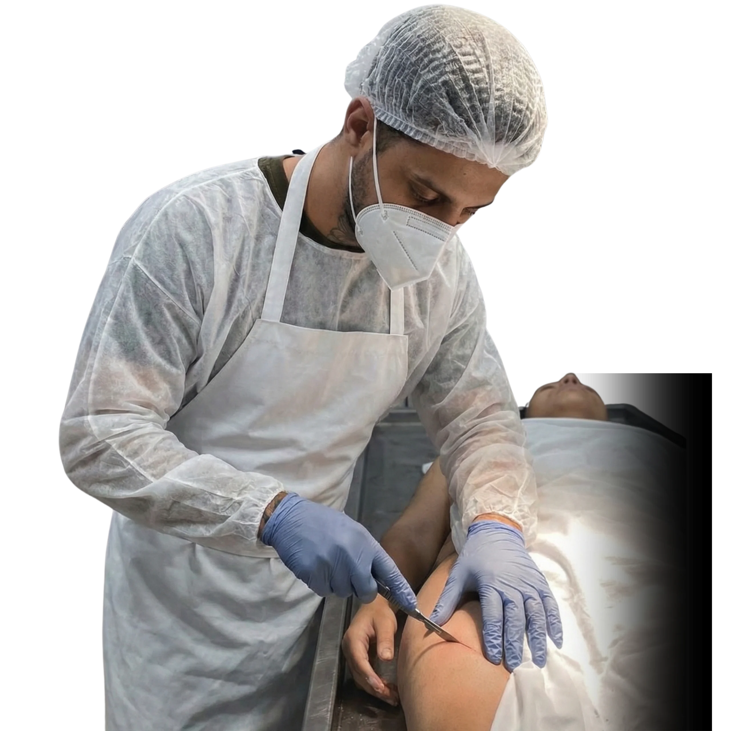 Procedimento de tanatopraxia - preparação