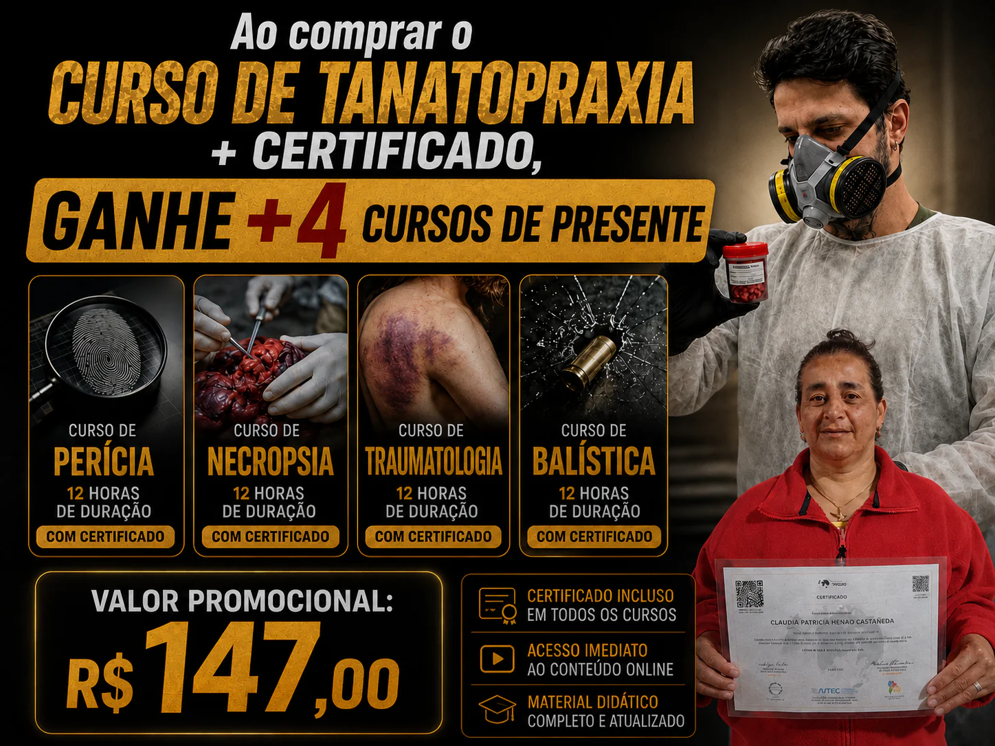 Imersão Tanatopraxia